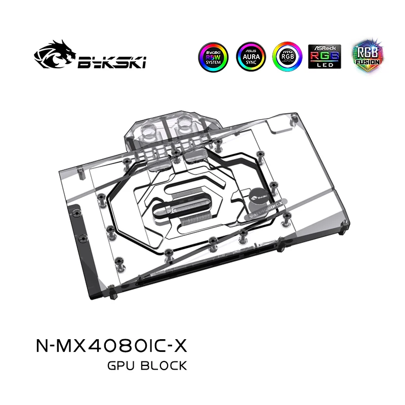 Bykski N-MX4080IC-X GPU ブロック M - Rtx 4080 Water Cooling Block のレビューと価格