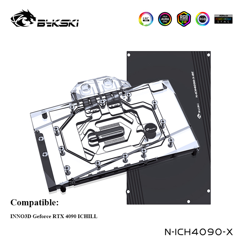 Bykski ウォータークーラー使用 INNO3D Gefo - Rtx 4090 Water Block Full Cover のレビューと価格
