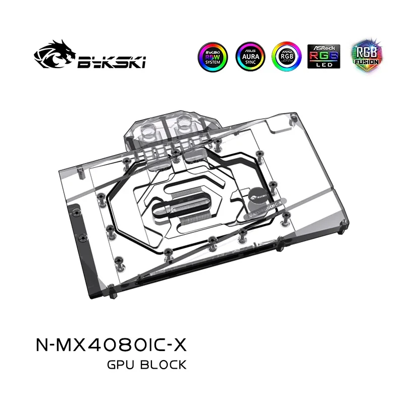 Bykski製 GPUブロック、MAXSUN RTX 408 - Rtx 4080 Water Cooling Block のレビューと価格