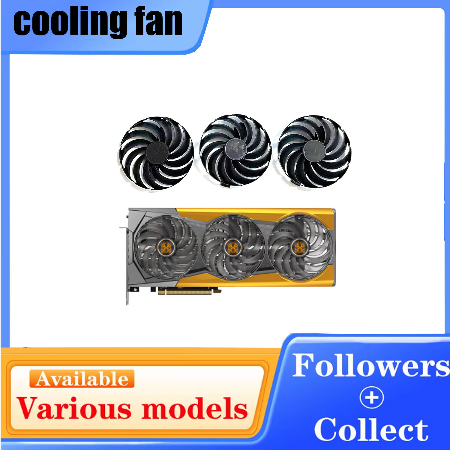 新品 DIY クーラーファン 95mm FDC10U12D9 - Rx 6900 Xt 16Gb のレビューと価格